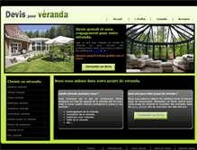 Tablet Screenshot of devis-pour-veranda.com